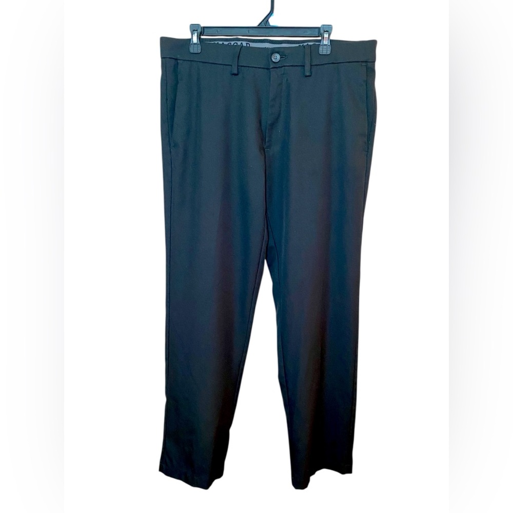 Haggar Men’s Straight Fit Black Casual Dress Slack Pants 36x30